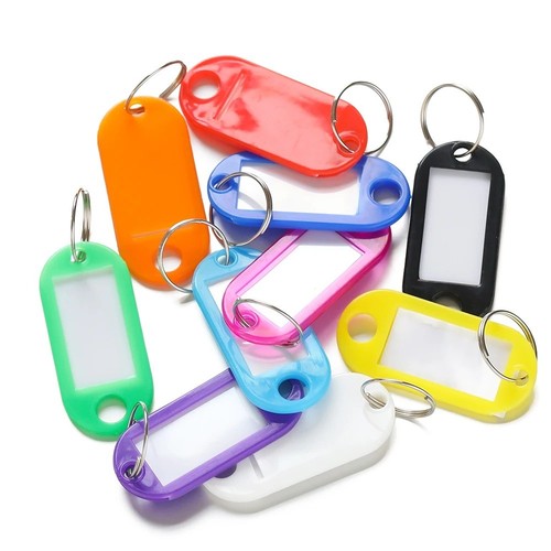 Key tags fobs plastic - key, luggage
