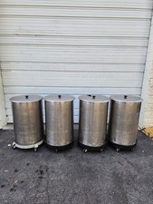 Lot of 4 Stainless Steel Tank