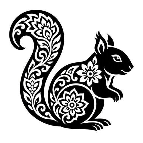 Beautiful squirrel sticker - beautiful,