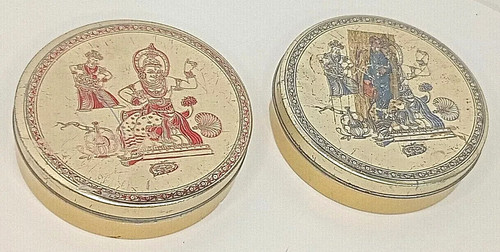 Tin boxes with - boxes, under