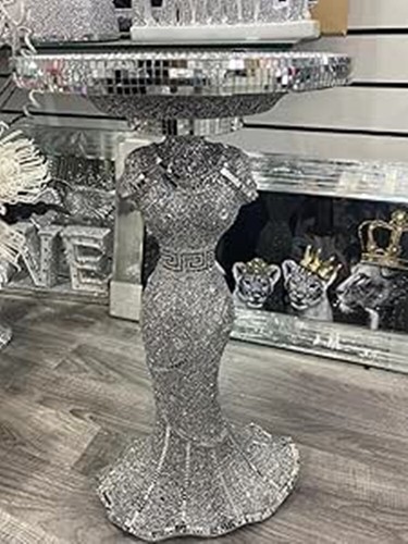 Silver lady mirrored side - silver,