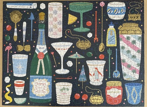 Galison jigsaw 1000 piece foil - 1000,