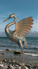 Stunning copper colour crane