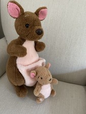 Disney Store Vintage Kanga and Roo Small Soft Toy 12" 30cm Retired Exclusive