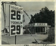 1974 Press Photo Gasoline