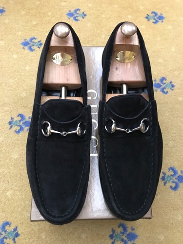 Gucci loafers shoes suede - loafers,
