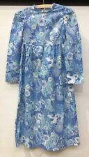 Children’s Maxi Dress - Flower Power, Boho, Hippy - Floral Dress - Blues