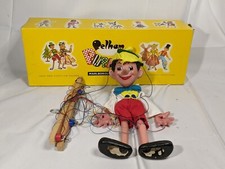 DISNEY1960's"PINOCCHIO PELHAM PUPPET"# SL7 Tangled and damaged box. see pictures