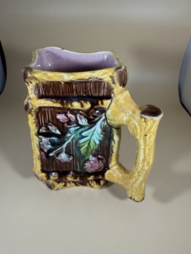 Antique majolica pitcher - antique,