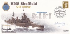 HMS Sheffield Signed by Vice