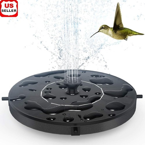 Solar fountain bird bath - solar,