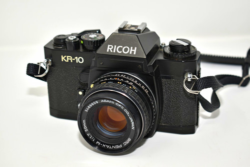 Ricoh black 35mm slr - kr-10,