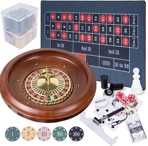 Roulette wheel game - set, with
