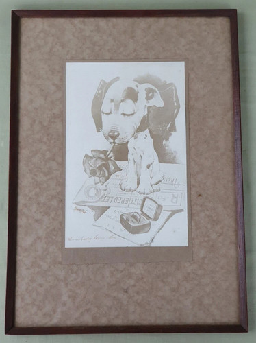Bonzo dog 1920s print - dog,