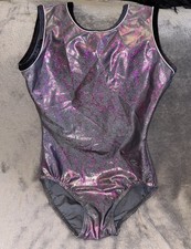 The Zone Gymnastics and Dance Leotard Purple SIZE 32 AGE 11-12 VGC