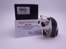 ROYAL CROWN DERBY PRE-RELEASE LIMITED EDITION BABY PANDA PAPERWEIGHT