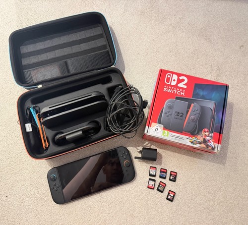 Nintendo switch console grey - 2,