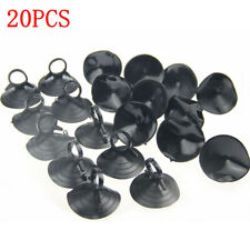 20X 45mm Car Sunshade Suction PVC Cups Black Rubber Plastic Window Suckers Pads