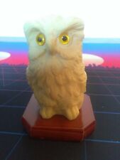 Vintage Soap Stone Owl Yellow Eyes
