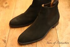 Church's Houston Black Suede Chelsea Boots Shoes Mens UK 9 G US 11 RRP: £940