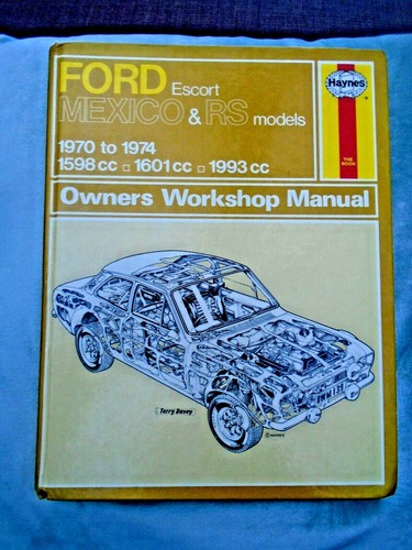 Haynes ford escort mexico rs - haynes,