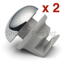 Coram Shower Door Hooks/