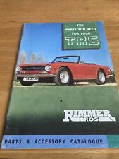triumph TR6 parts & accessory catalouge used
