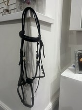 Grackle Bridle Cob Size Very Dark Brown/black