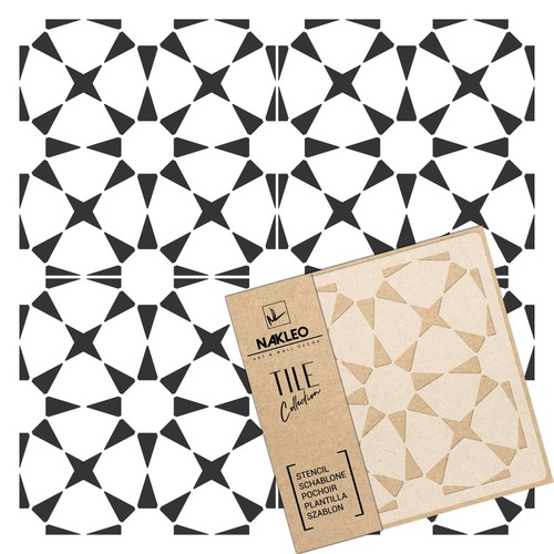 Reusable plastic tile stencil - plastic,