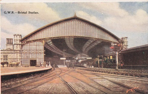 Vintage gwr bristol - gwr, station