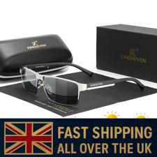 KINGSEVEN Men Polarized Photochromic Sunglasses Glasses UV400 Anti-Glare