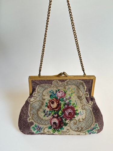 Antique 1920s micro - antique, beaded