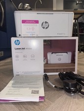 Brand New White HP LaserJet Black and White Printer M110w Toner Included