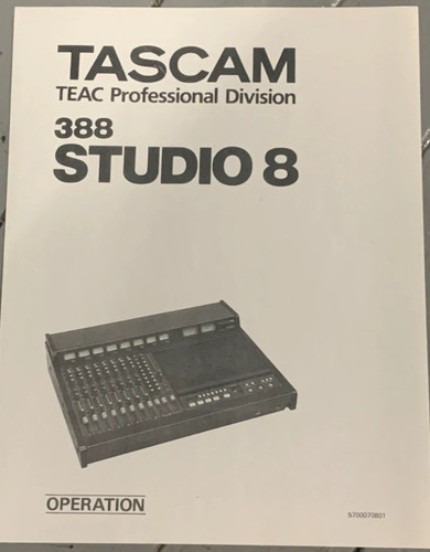 Tascam 388 studio mixer - 388,
