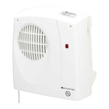 Heatstore HS2000T Downflow Fan Heater Bathroom 2kW White w/ Timer & Pull Cord
