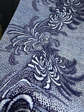 Vintage 1960s / 1970s Cotton Japanese Shibori & Print Fabric