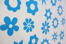 Flowers Wall Art Vinyl