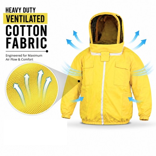 Cotton beekeeping jacket - jacket, heavy