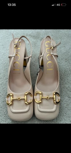 Skin rose gucci horsebit sling - gucci,