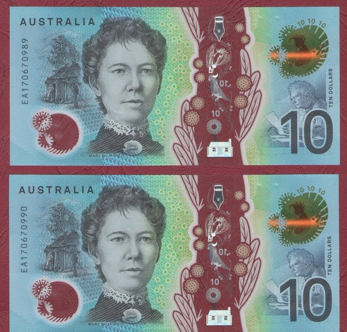 Australian banknote 10 ten - , $10