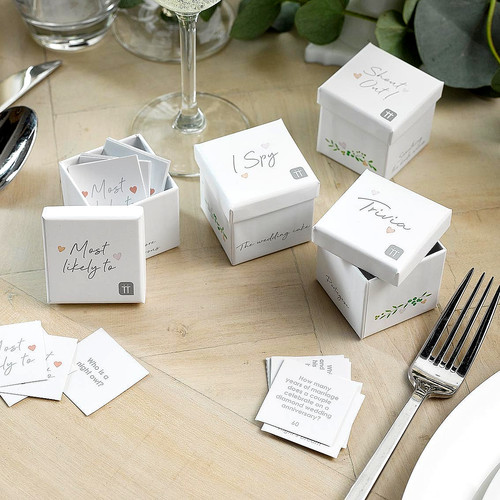 Wedding table games - wedding, games,
