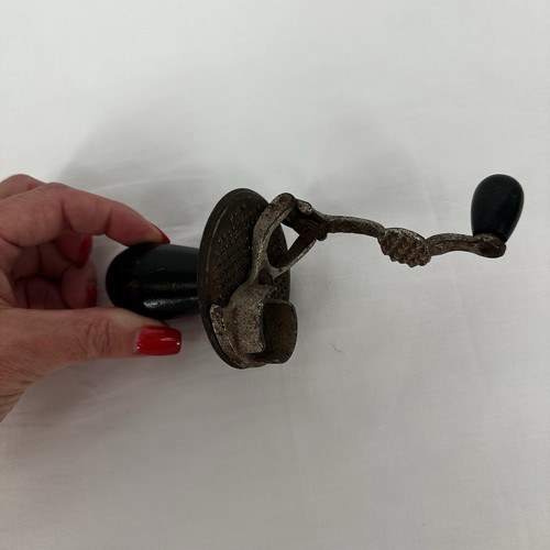 Antique crank nutmeg - antique, grinder