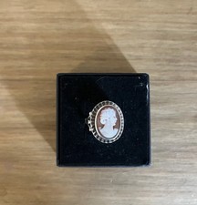 Vintage Silver Cameo Ring