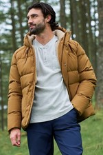 Mountain Warehouse Manta Men's Padded Jacket Borg Lined IsoTherm Outdoor Coat