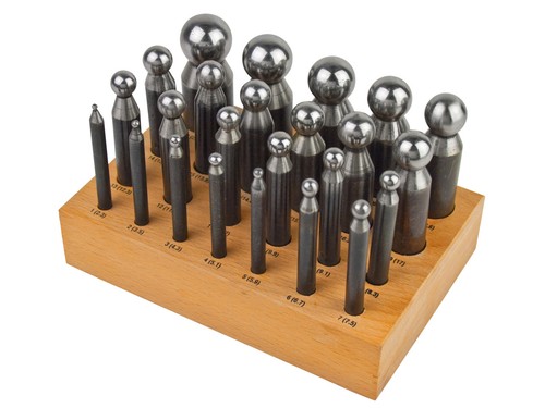 Set steel doming punches - set, of