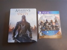 Assassins Creed Unity PlayStation 4 Game and Vereint Euch Steelbook Rare PS4