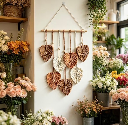 Macrame wall hanging tapestry - wall,