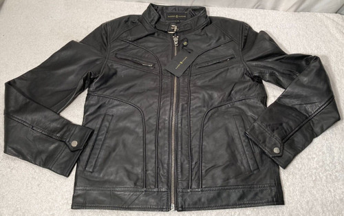 Mens leather jacket - jacket, small