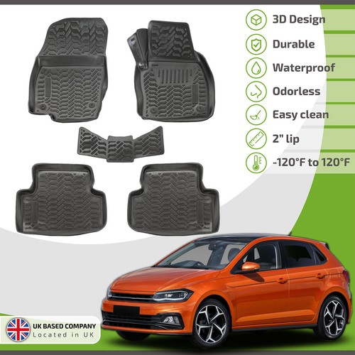 Car mats rubber floor - 3d,