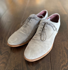Poste grey suede Oxford shoes